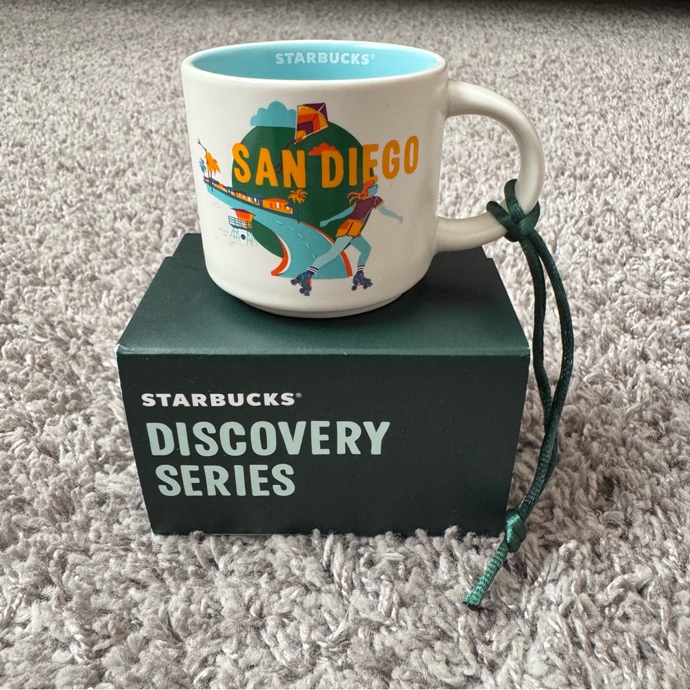 Starbucks San Diego Discovery Series Collectible 2oz Demitasse Mug/Ornament